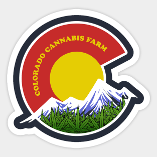 Colorado Cannabis Farm Sticker